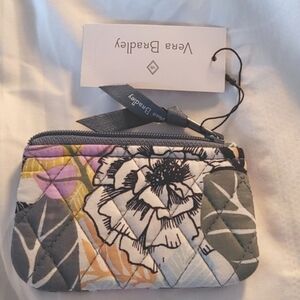 Vera Bradley Palm floral coin purse, NEW